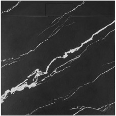 Душовий Піддон Bazalt CARRARA Чорний 90x90 REA-K7003