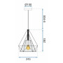 Люстра Bello APP010-1CP OSW-06601