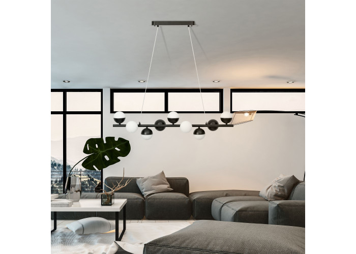 Люстра стельова LED 9 Głowic 45W APP400-CP OSW-6500