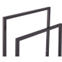 Вішалка для Рушниківів Rea Metal Чорний Double HOM-06589