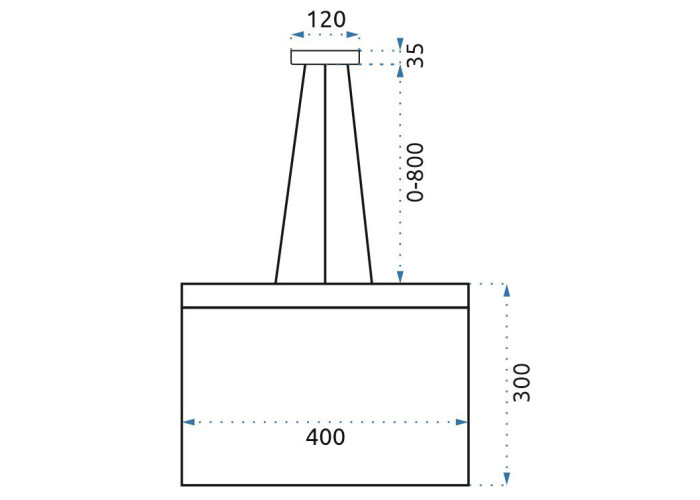 Люстра LED APP890-CP CHAIN OSW-05040