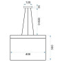 Люстра LED APP890-CP CHAIN OSW-05040