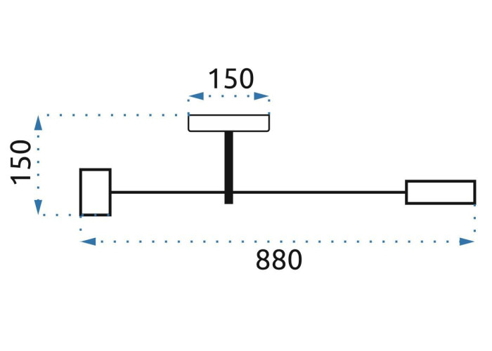Люстра Сірий APP529-6C OSW-08471