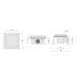 Трап для Душа REA LINE 150x150 Нікель Мат REA-G6205