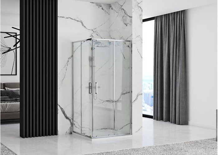 Душова Кабіна REA PUNTO 80x80 Хром REA-K0863
