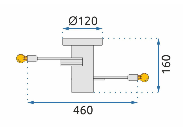 Люстра Loft APP741-5C OSW-01106