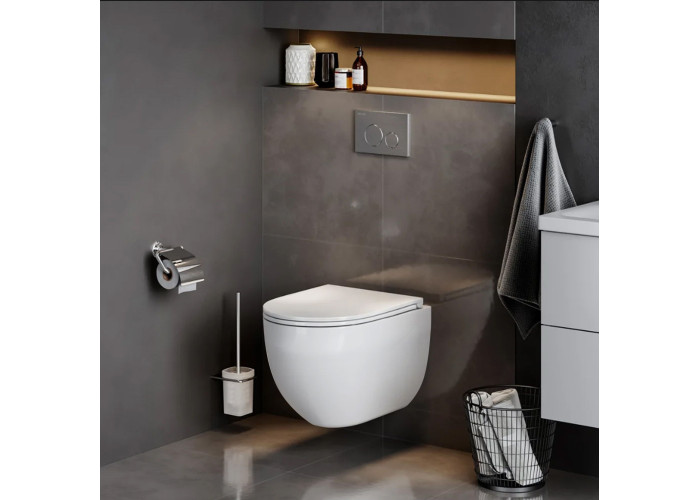 Унітаз Rea Carlo Mini Tornado Rimless Flat Pro REA-C8770