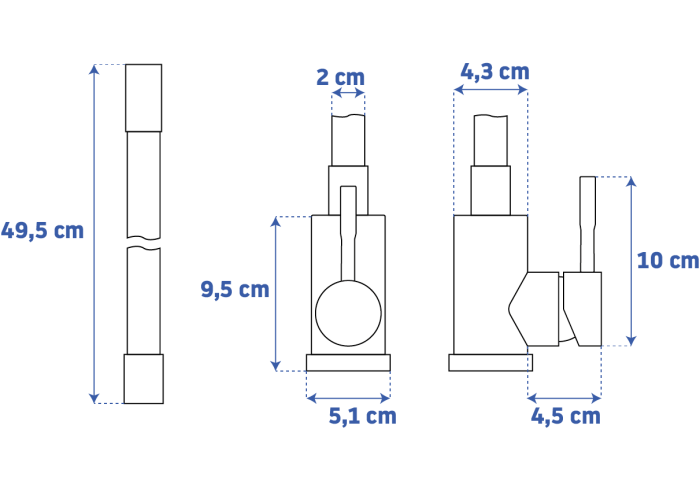Змішувач для Кухні REA Clever Чорний / Золото REA-B5219