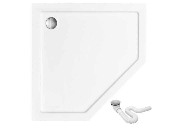 Душова Кабіна Rea Axin 90x90 + Душевий Піддон Чорний 90x90 KPL-K8779-8543