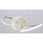 Люстра LED + Пульт APP824-CP Золото OSW-06662