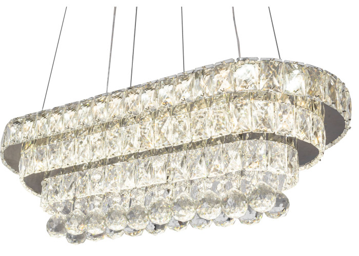 Люстра Кристал LED 102W Пульт APP417-CP OSW-65015
