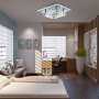 Люстра Кристал Квадратна Glamour 8W APP405-C APP406-C OSW-65003