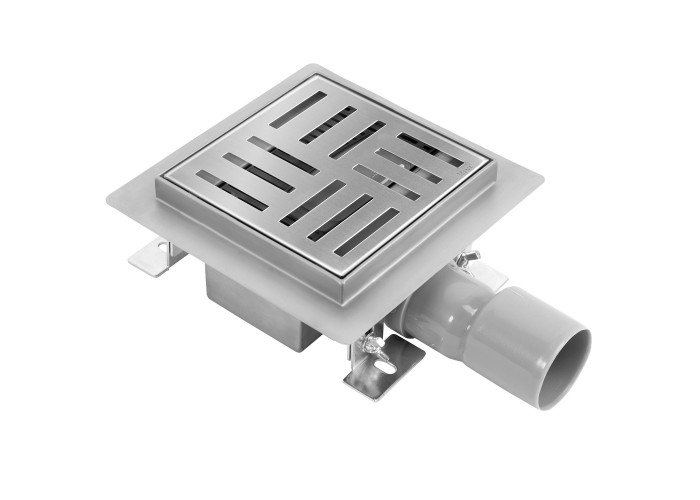 Трап для Душа REA CROSS 150x150 Нікель Мат REA-G6201