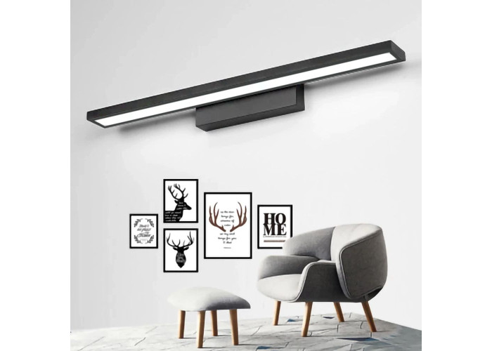 Лампа настінна LED 60см APP840-1W FLAT Чорний