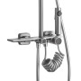Душовий Гарнітур REA HELIX  Никель Мат INOX REA-P6622
