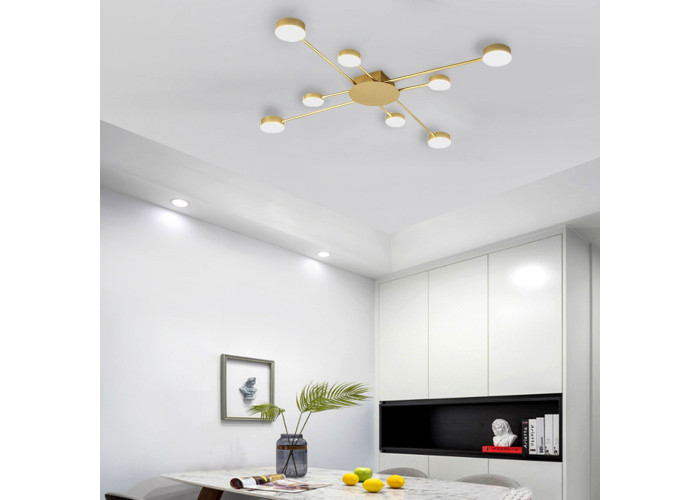 Люстра Золото 8-Плечова LED APP524-8C OSW-08466