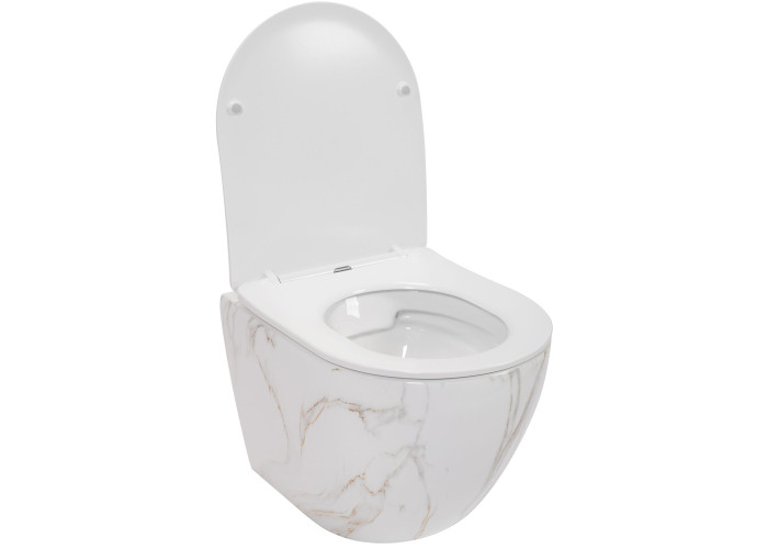 Унітаз REA Carlos Slim Rimless Aiax Shiny REA-C6385