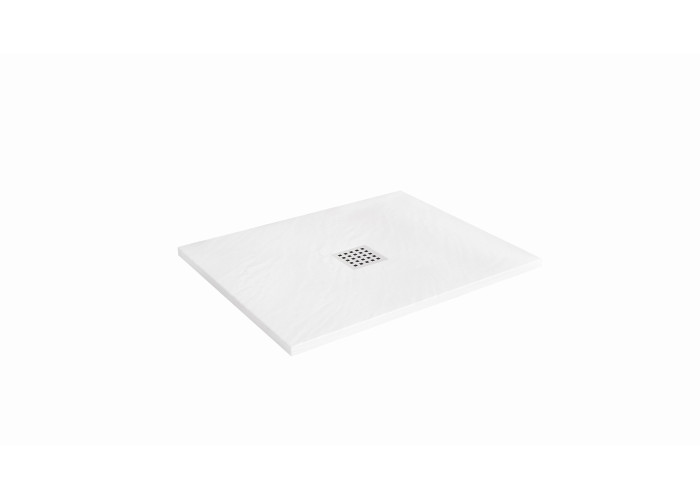 Душовий Піддон REA Білий Rock 80 x 100 REA-K5581