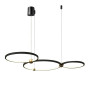 Люстра Чорний Ring 3 LED + Пульт APP752-30-40-50 OSW-08889