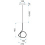 Люстра Золото Скляна APP429-1CP OSW-00901