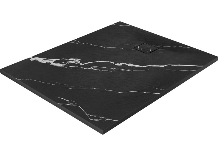 Душовий Піддон Magnum CARRARA Чорний 90x120 REA-K7009