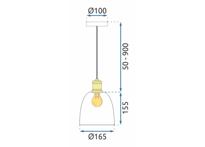 Люстра APP1006-1CP Білий U OSW-07534