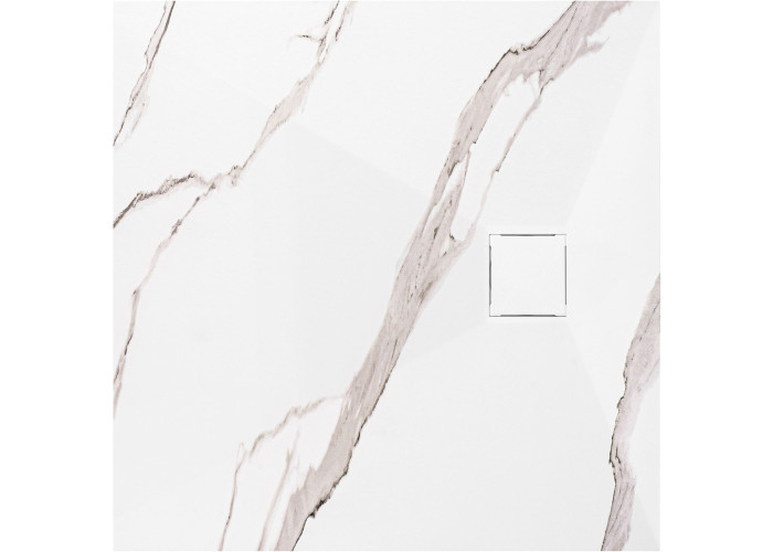 Душовий Піддон Magnum CARRARA Білий 90x90 REA-K7005