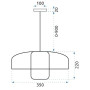 Люстра NATURAL APP887-1CP OSW-05247