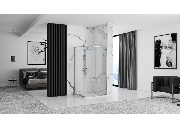 Душова Кабіна REA Punto 80x100 + Душовий Піддон Savoy KPL-1889-4087