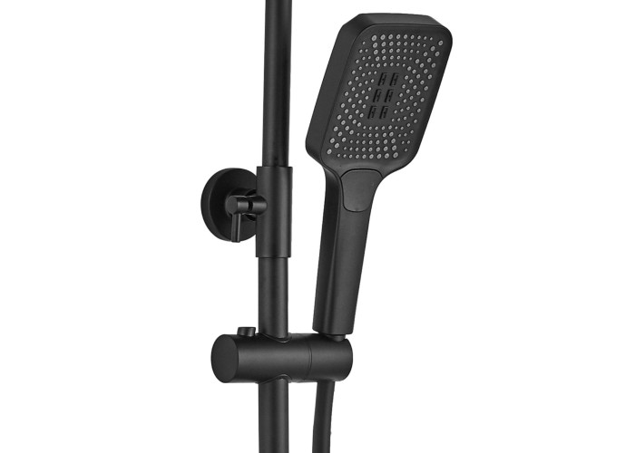 Душовий Гарнітур REA HELIX Чорний REA-P6618