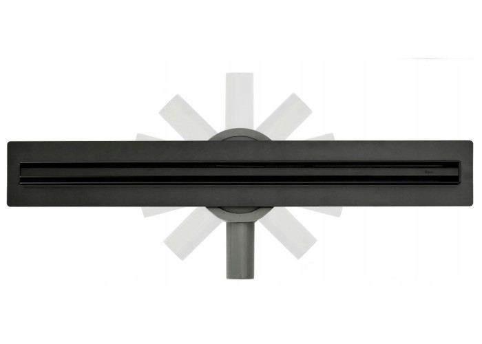 Трап для Душа NEO Slim Pro Чорний 100 REA-G8904