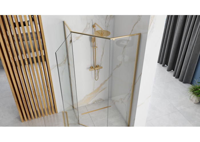 Душова Кабіна REA Diamond Золото 90x90 REA-K4904