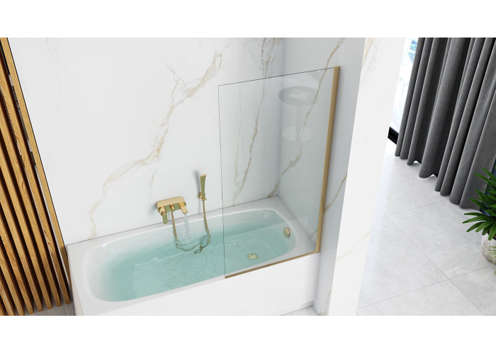 Шторка для Ванни REA Elegant 70 Золото REA-W5600