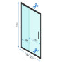 Душова Кабіна REA Rapid Slide 120x90 KPL-6402-6422