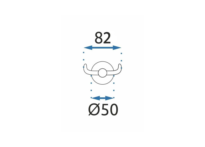 Вішалка для ванної Золота 332914B MIST 02 REA-06902