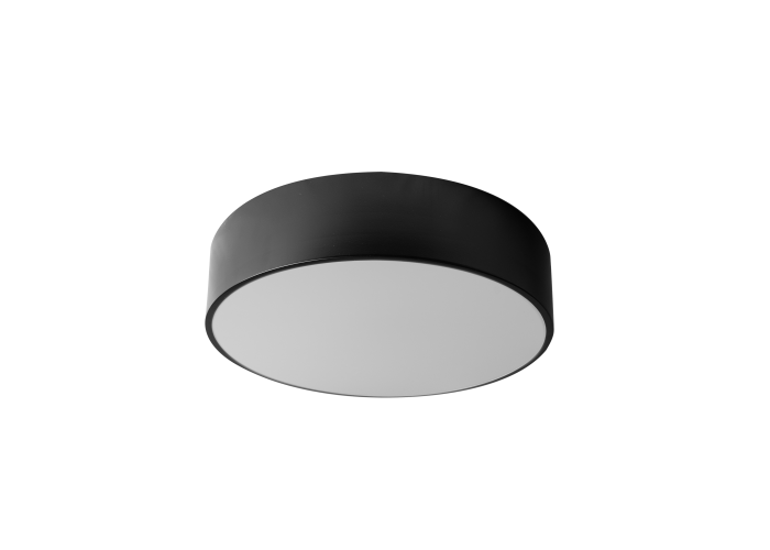 Люстра 30см Кругла Чорна Стельова app640-2c OSW-00088