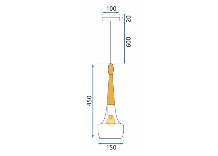 Люстра APP936-1CP Чорний OSW-03236
