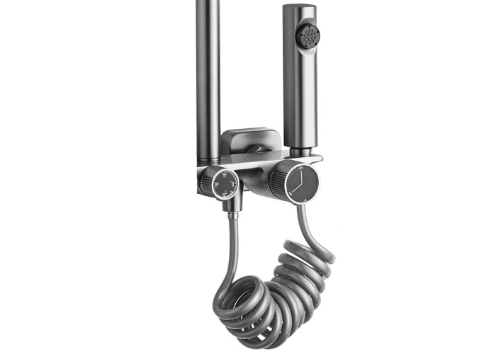 Душовий Гарнітур REA HELIX  Никель Мат INOX REA-P6622