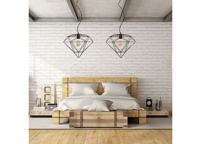 Люстра Алмаз Метал Loft Чорний APP563-1CP OSW-08570