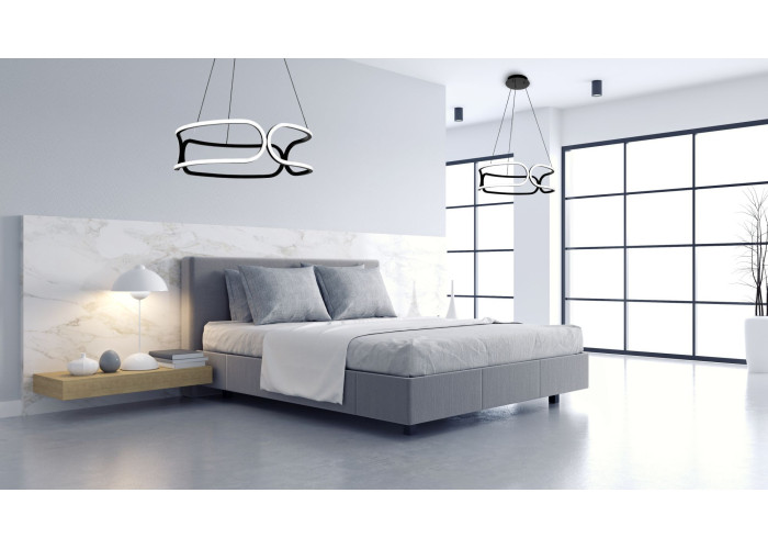 Люстра з Польтом LED APP790-CP TRIO Чорний OSW-07901