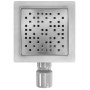 Трап для Душа REA DOTS 150x150 Нікель Мат REA-G6203