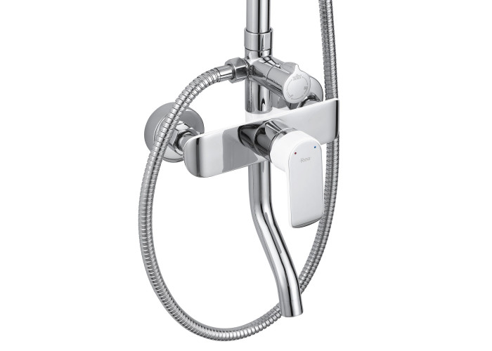 Душовий Гарнітур REA BLOOM WHITE CHROME REA-P9527