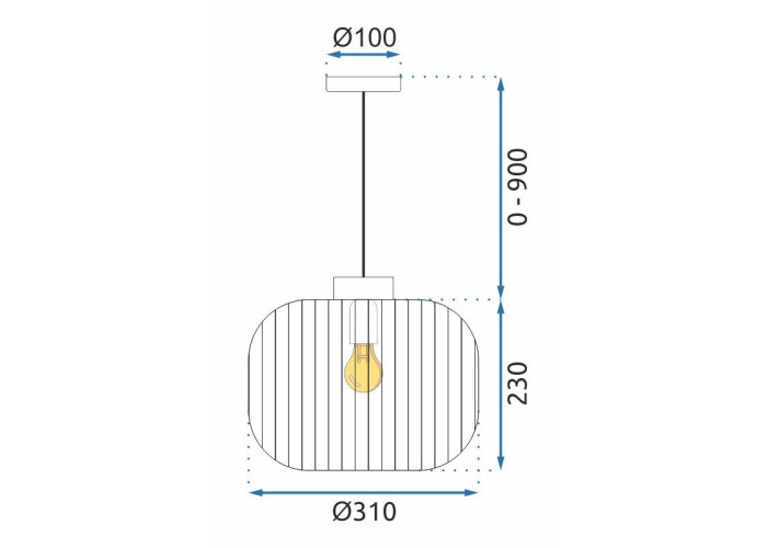 Люстра APP1069-CP OSW-04412