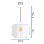 Люстра APP1069-CP OSW-04412