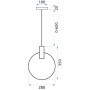 Люстра Золото APP485-1CP OSW-00909