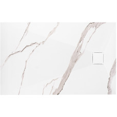 Душовий Піддон Magnum CARRARA Білий 80x100 REA-K7004