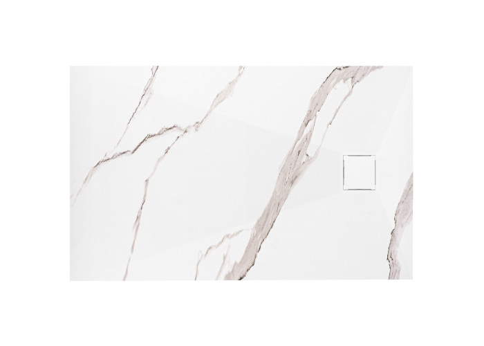 Душовий Піддон Magnum CARRARA Білий 80x100 REA-K7004