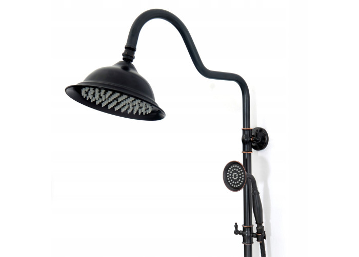 Душовий Гарнітур REA RETRO Чорний REA-P2366