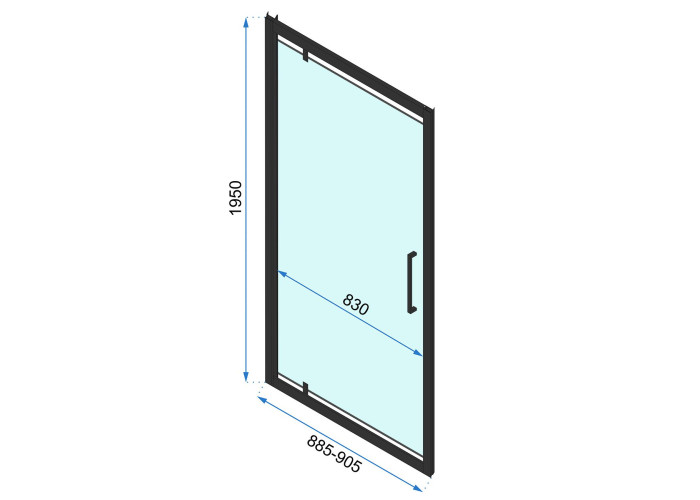 Душова Кабіна Rapid Swing 70x90 KPL-K6407-K6422