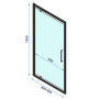 Душова Кабіна Rapid Swing 70x90 KPL-K6407-K6422